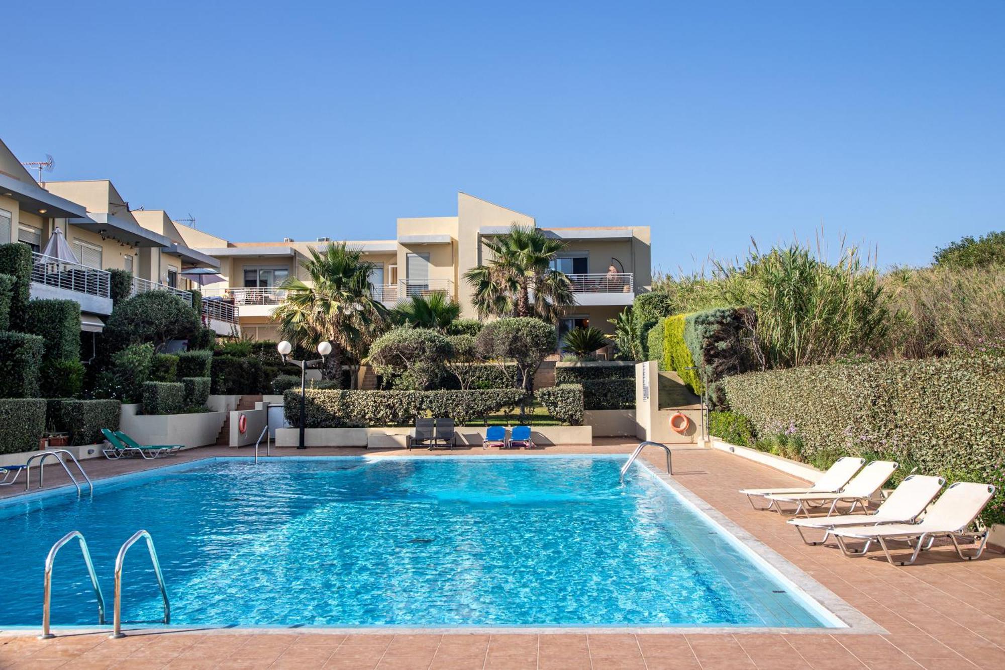 Maleme Yoga Blue Lejlighed Chania  Eksteriør billede